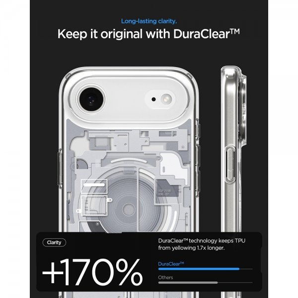 Spigen iPhone Air Skal Ultra Hybrid Zero One MagFit Vit