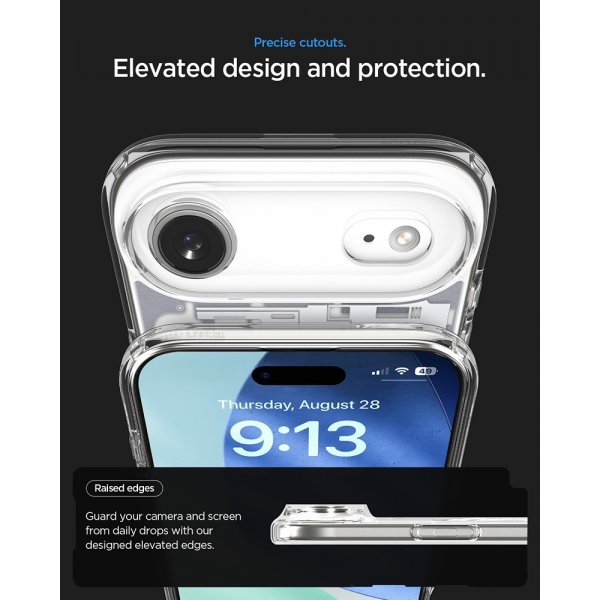 Spigen iPhone Air Skal Ultra Hybrid Zero One MagFit Vit