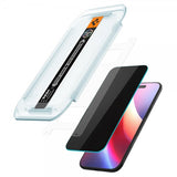 Spigen iPhone Air Skärmskydd GLAS.tR EZ Fit Privacy 2-pack