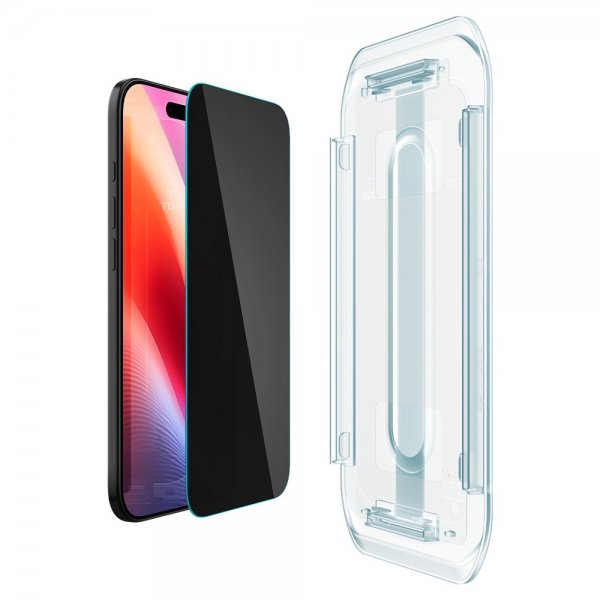 Spigen iPhone Air Skärmskydd GLAS.tR EZ Fit Privacy 2-pack
