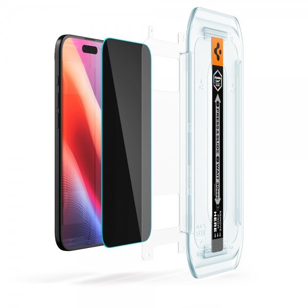 Spigen iPhone Air Skärmskydd GLAS.tR EZ Fit Privacy 2-pack