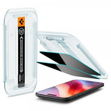 Spigen iPhone Air Skärmskydd GLAS.tR EZ Fit Privacy 2-pack