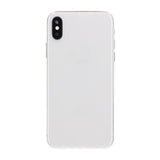 iPhone X Baksida med Komplett Ram Premium - Silver