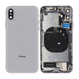 iPhone X Baksida med Komplett Ram - Vit