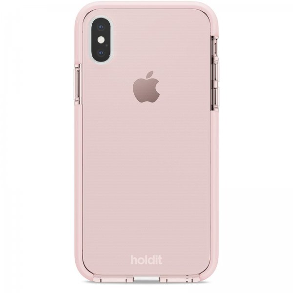 holdit iPhone X/Xs Skal Seethru Blush Pink