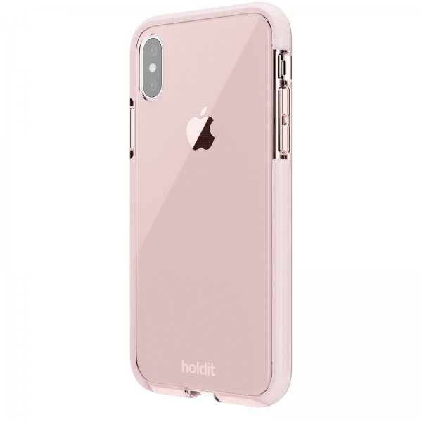 holdit iPhone X/Xs Skal Seethru Blush Pink
