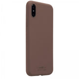 holdit iPhone X/Xs Skal Silikon Dark Brown