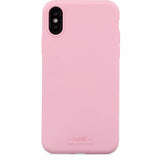 holdit iPhone X/Xs Skal Silikon Rosa