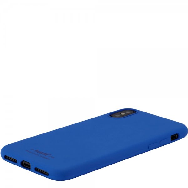 holdit iPhone X/Xs Skal Silikon Royal Blue