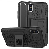 iPhone X/Xs Skal Däckmönster Stativfunktion Svart
