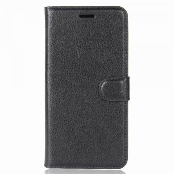 iPhone X/Xs Fodral Litchi Svart