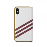 Adidas iPhone X/Xs Fodral OR Booklet Case SS19 Burgundy White