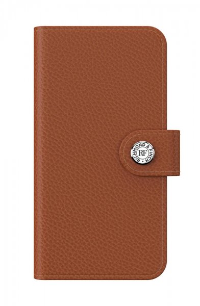 Richmond & Finch iPhone X/Xs Fodral Wallet Löstagbart skal Brun
