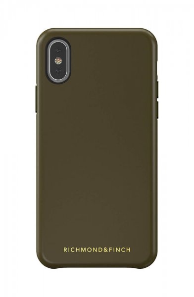 Richmond & Finch iPhone X/Xs Fodral Wallet Löstagbart skal Emerald Green