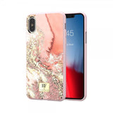 Richmond & Finch iPhone X/Xs Skal Pink Marble Gold