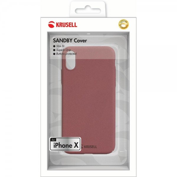 Krusell iPhone X/Xs Skal Sandby Cover Rust