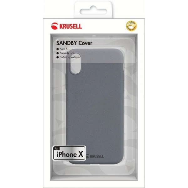 Krusell iPhone X/Xs Skal Sandby Cover Stone