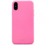 holdit iPhone X/Xs Skal Silikon Bright Pink