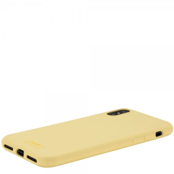 holdit iPhone X/Xs Skal Silikon Gul
