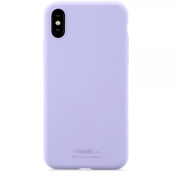 holdit iPhone X/Xs Skal Silikon Lavender