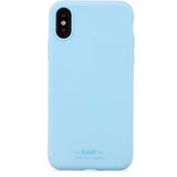 holdit iPhone X/Xs Skal Silikon Ljusblå