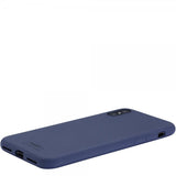 holdit iPhone X/Xs Skal Silikon Navy Blue