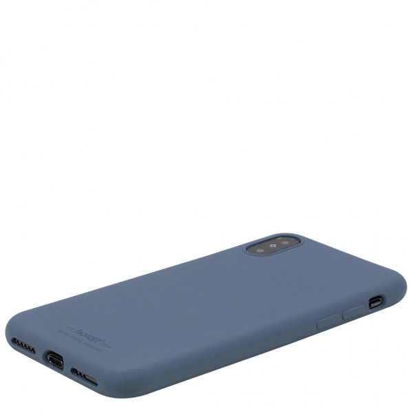 holdit iPhone X/Xs Skal Silikon Pacific Blue