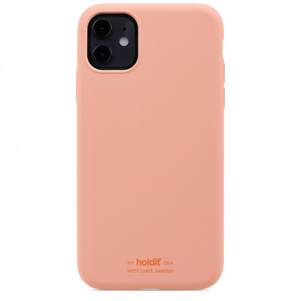 holdit iPhone 11 Skal Silikon Pink Peach