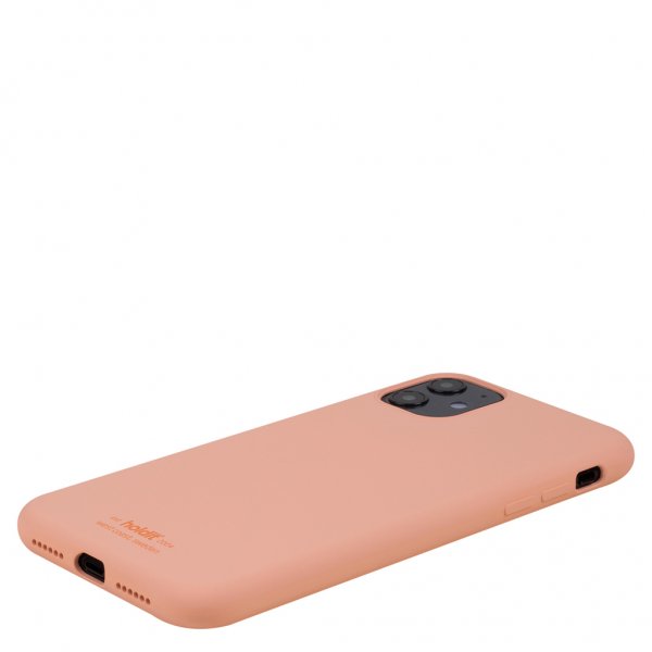 holdit iPhone 11 Skal Silikon Pink Peach