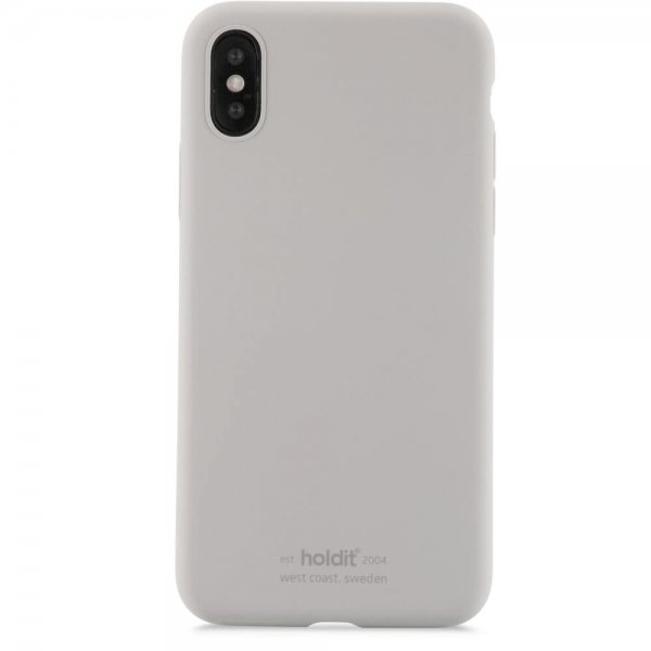 holdit iPhone X/Xs Skal Silikon Taupe