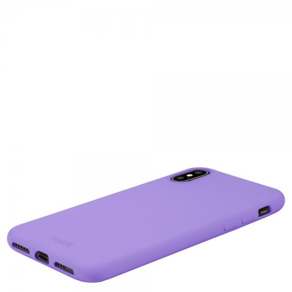 holdit iPhone X/Xs Skal Silikon Violet