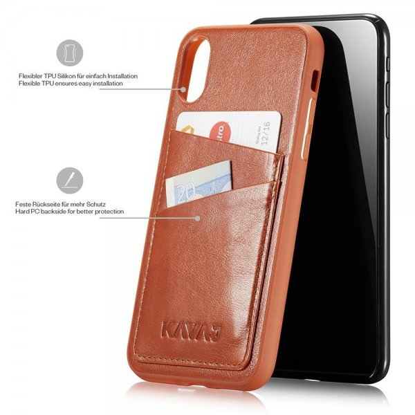 KAVAJ iPhone X/Xs Skal Tokyo Brun
