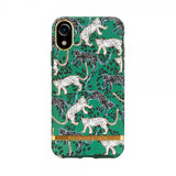 Richmond & Finch iPhone Xr Skal Green Leopard