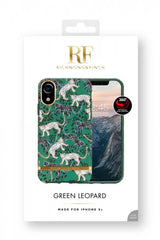 Richmond & Finch iPhone Xr Skal Green Leopard