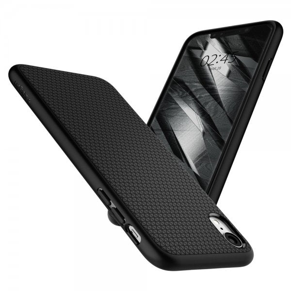 Spigen iPhone Xr Skal Liquid Air Matte Black