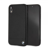 BMW iPhone Xr Skal Logo Perforerad Svart