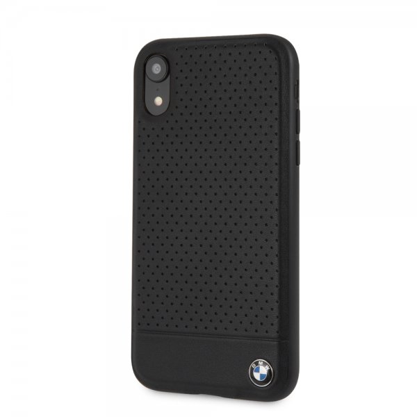 BMW iPhone Xr Skal Logo Perforerad Svart