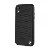 BMW iPhone Xr Skal Logo Perforerad Svart