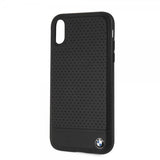 BMW iPhone Xr Skal Logo Perforerad Svart