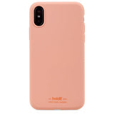 holdit iPhone X/Xs Skal Silikon Pink Peach