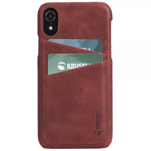 Krusell iPhone Xr Skal Sunne Cardcover Vintage Red