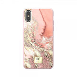 Richmond & Finch iPhone Xs Max Skal Pink Marble Gold