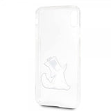 Karl Lagerfeld iPhone Xs Max Skal Fun Choupette Transparent