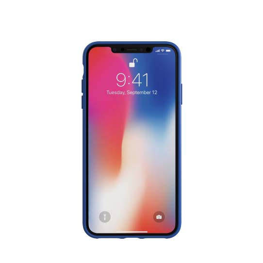 Adidas iPhone Xs Max Skal OR Moulded Case Suede FW18 Blå