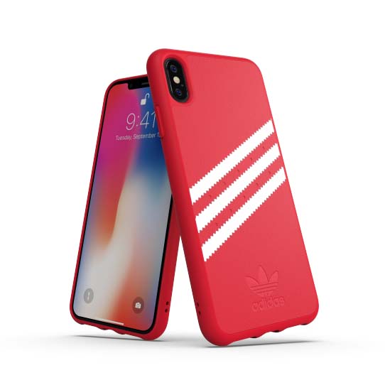 Adidas iPhone Xs Max Skal OR Moulded Case Suede FW18 Röd