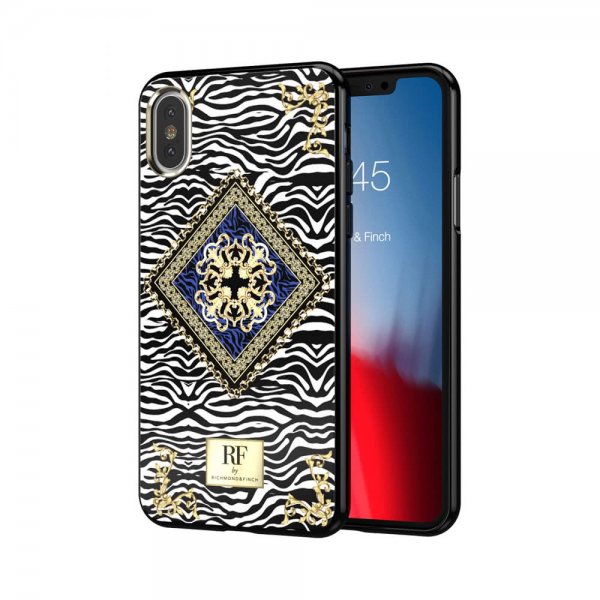 Richmond & Finch iPhone Xs Max Skal Zebra Chain