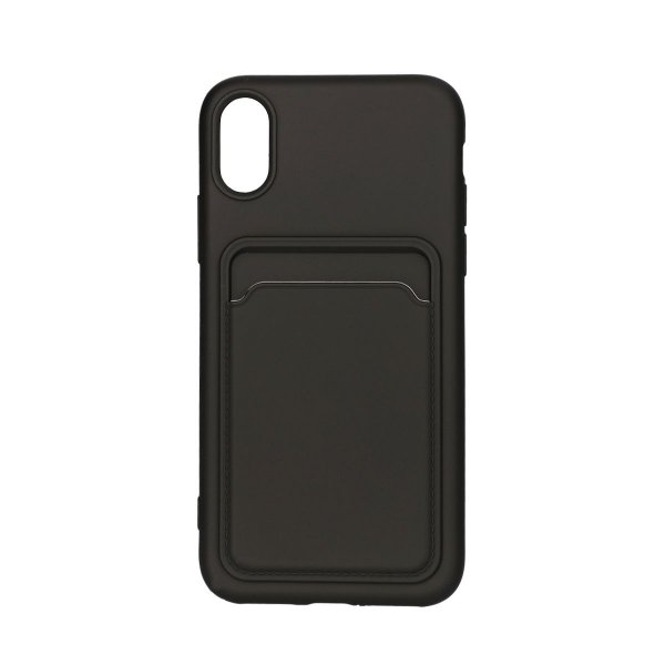 iPhone X/iPhone Xs Skal Korthållare Svart