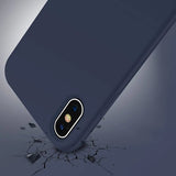 Rvelon iPhone X/iPhone Xs Skal Silikon Blå