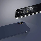 Rvelon iPhone X/iPhone Xs Skal Silikon Blå
