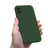 Rvelon iPhone X/iPhone Xs Skal Silikon Grön